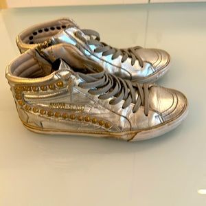 Silver studded high top